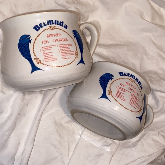 Set of 2 Bermuda fish chowder bowl - Picture 17 of 17